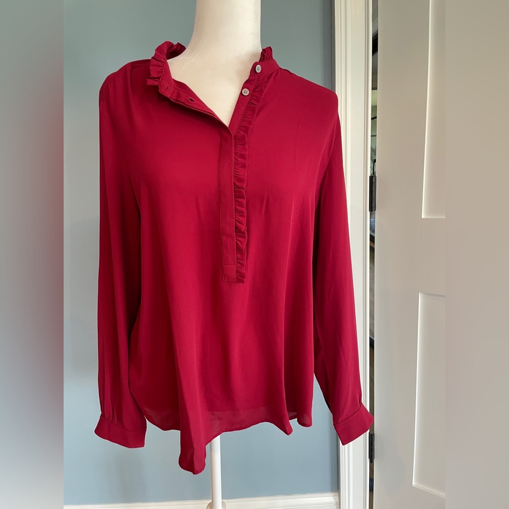 LOFT button down blouse